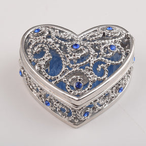 Blue Heart Decorative Box