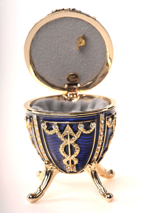 Blue Faberge Easter Egg