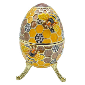 Beehive Egg with Bees