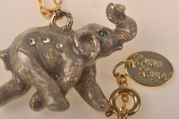 Keren Kopal Elephants Egg Trinket Box with a Surprise Elephant Pendant  116.50