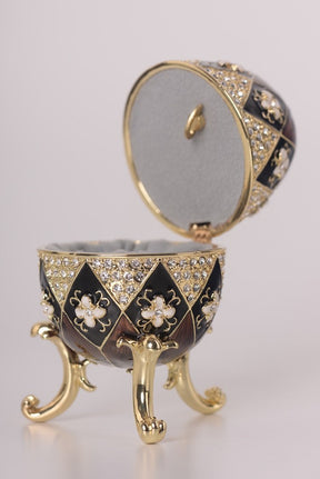 Keren Kopal Faberge Style Egg Music Box Trinket Box  111.25