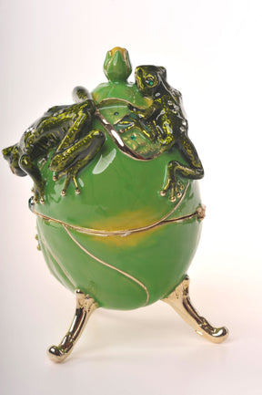 Keren Kopal Frogs Faberge Egg  118.00