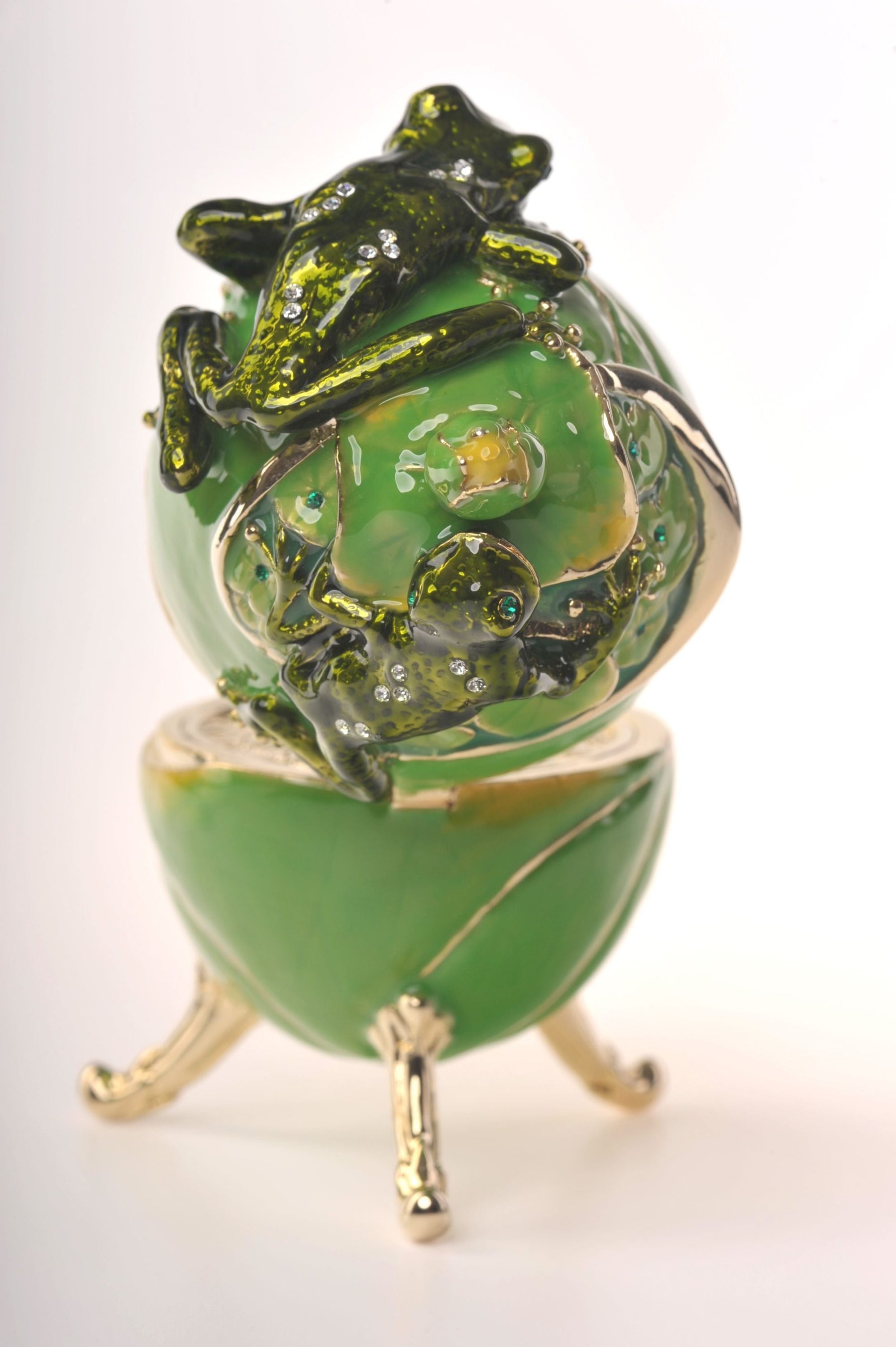 Keren Kopal Frogs Faberge Egg  118.00