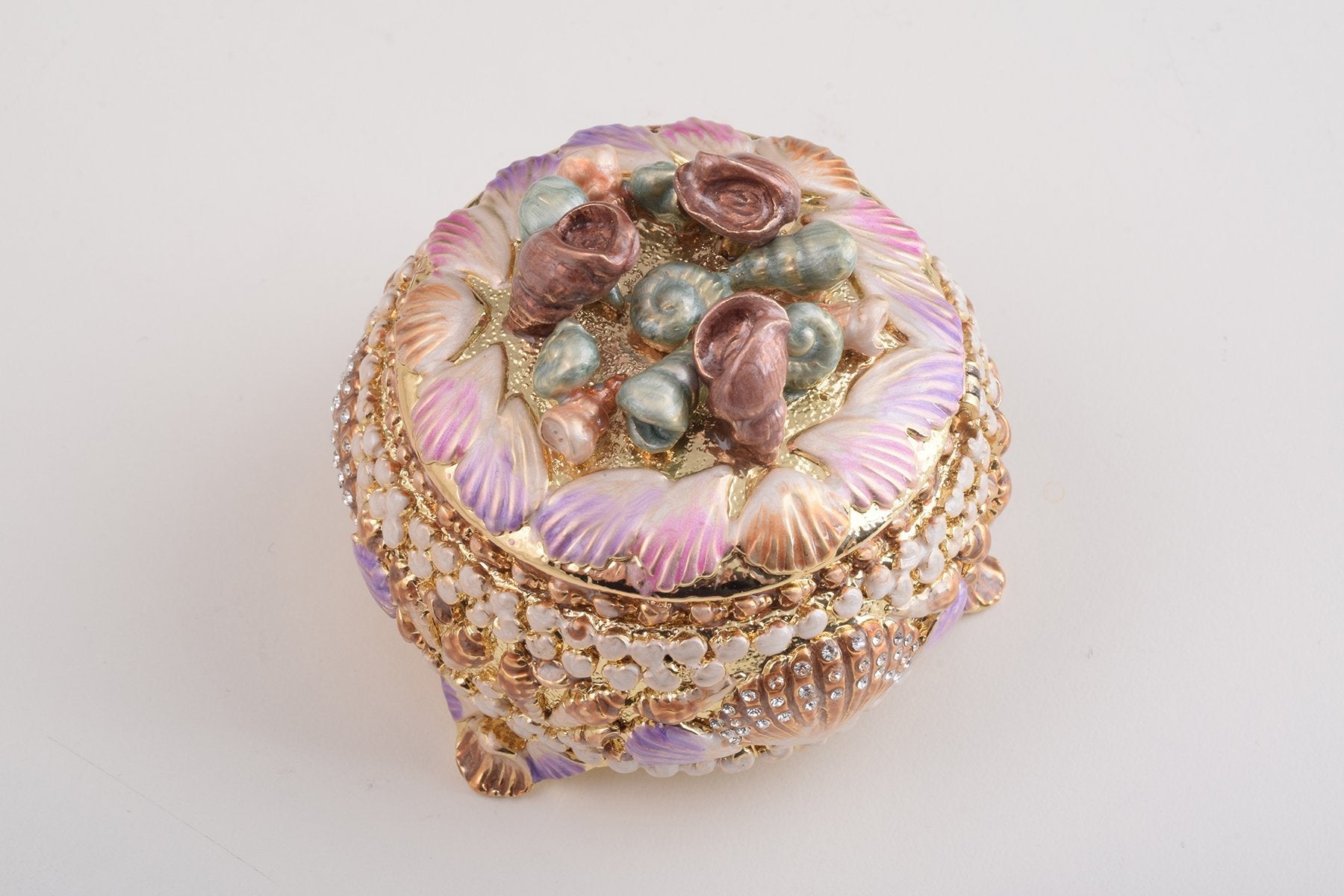 Keren Kopal Golden Seashells Trinket Box  61.50