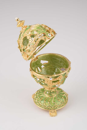 Keren Kopal Green & Gold Faberge Egg  38.00