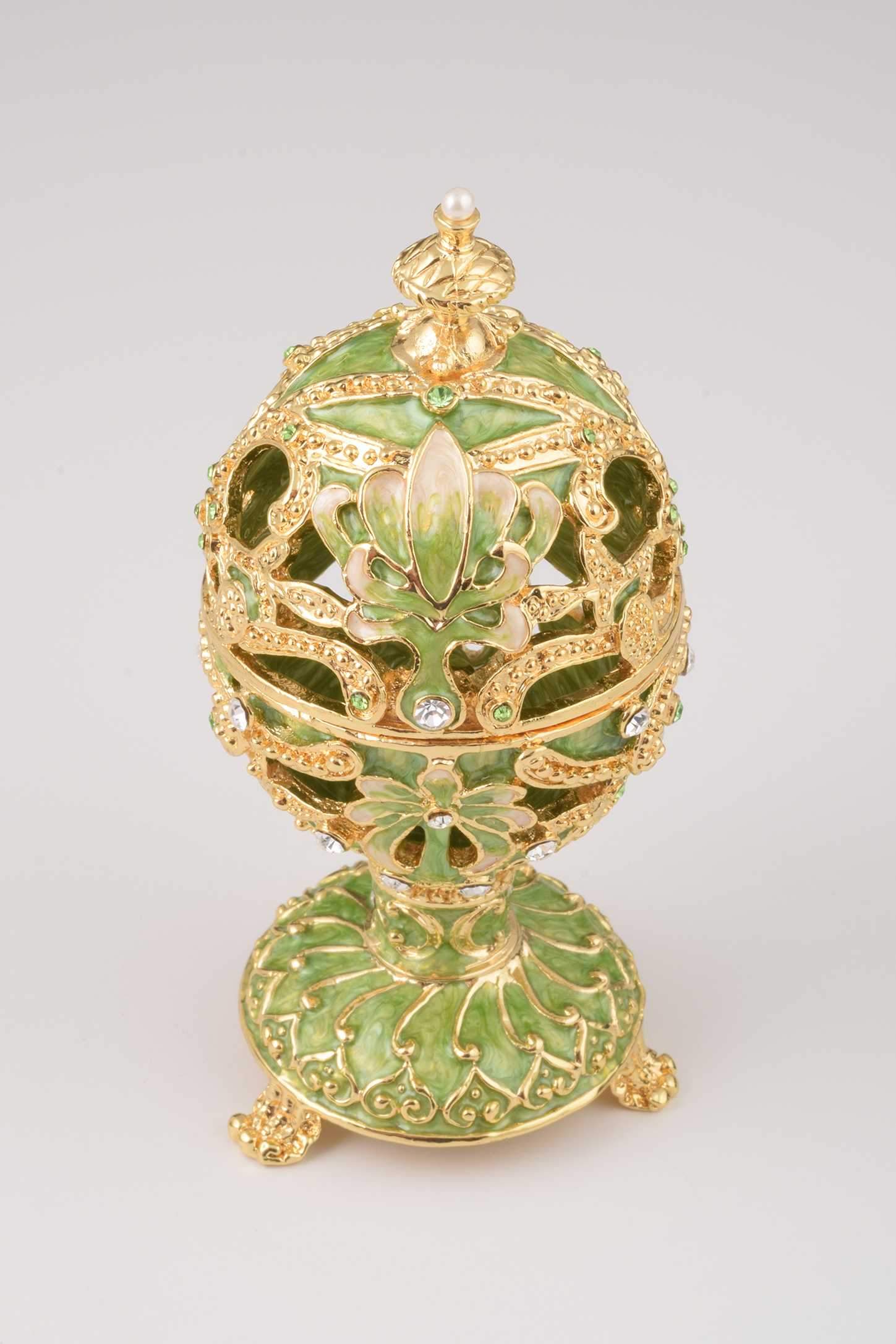 Keren Kopal Green & Gold Faberge Egg  38.00