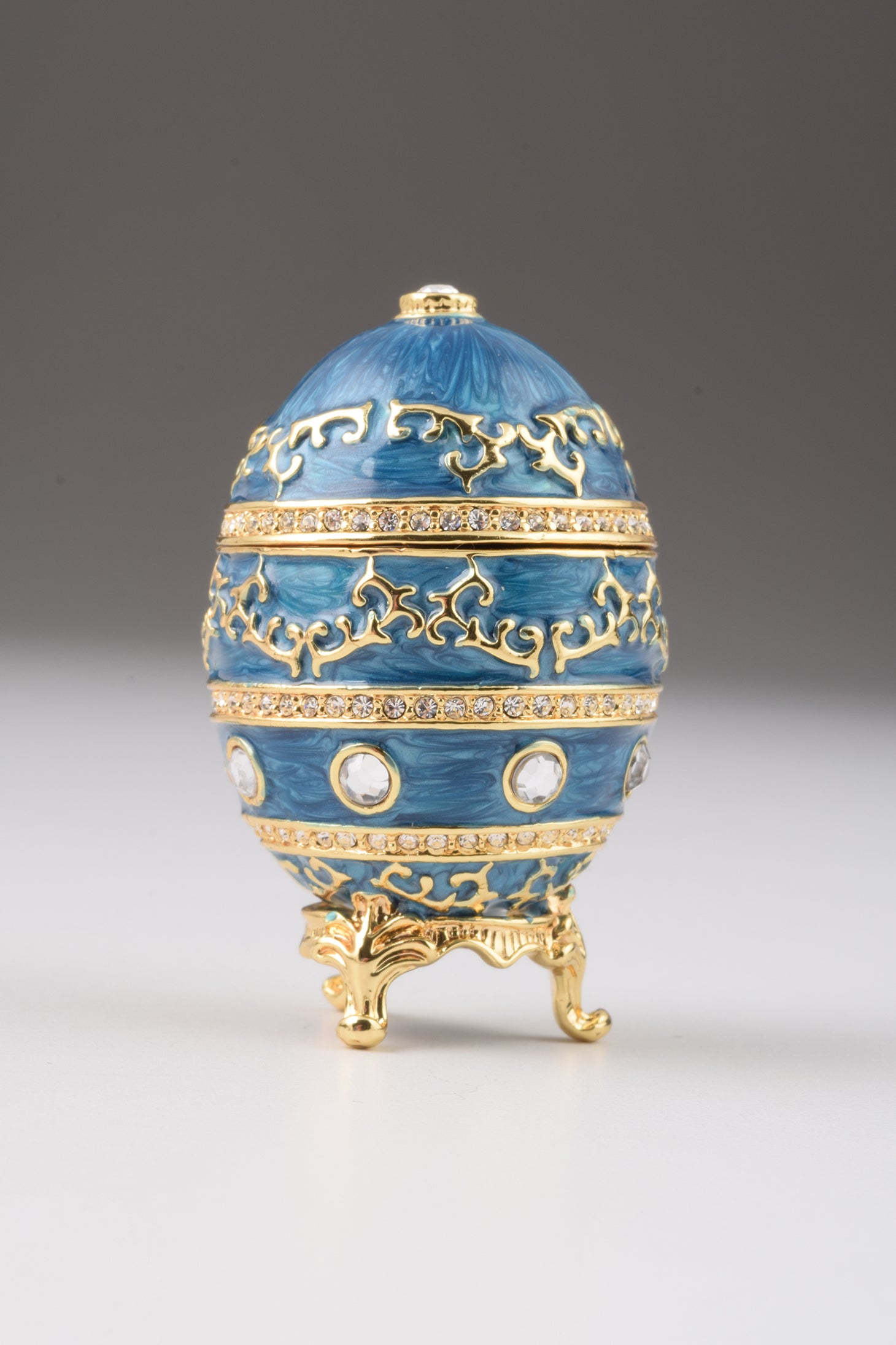 Oeuf de Fabergé bleu