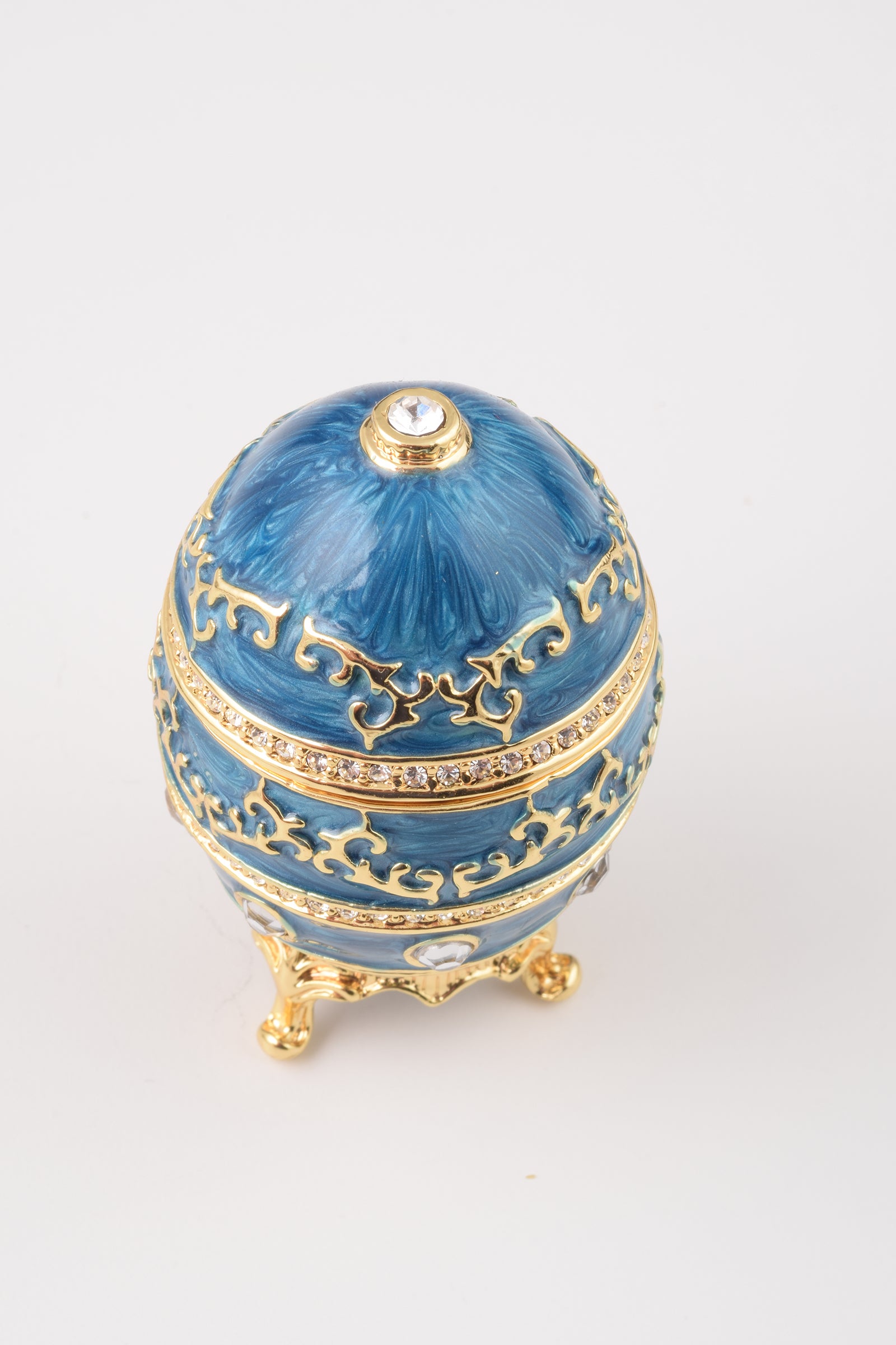 Oeuf de Fabergé bleu