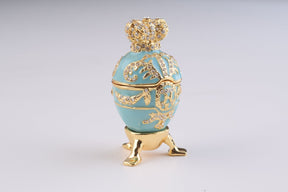 Keren Kopal Light Blue Faberge Egg  64.00