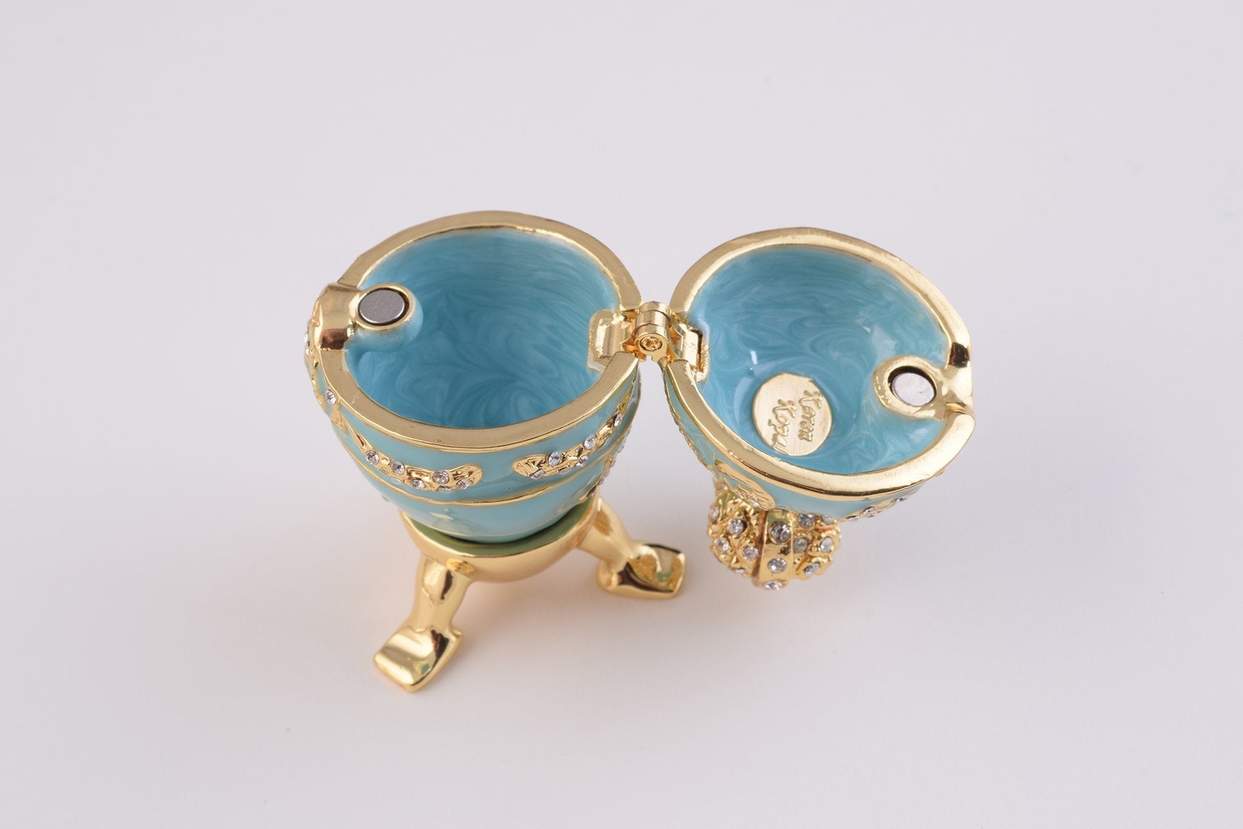 Keren Kopal Light Blue Faberge Egg  64.00