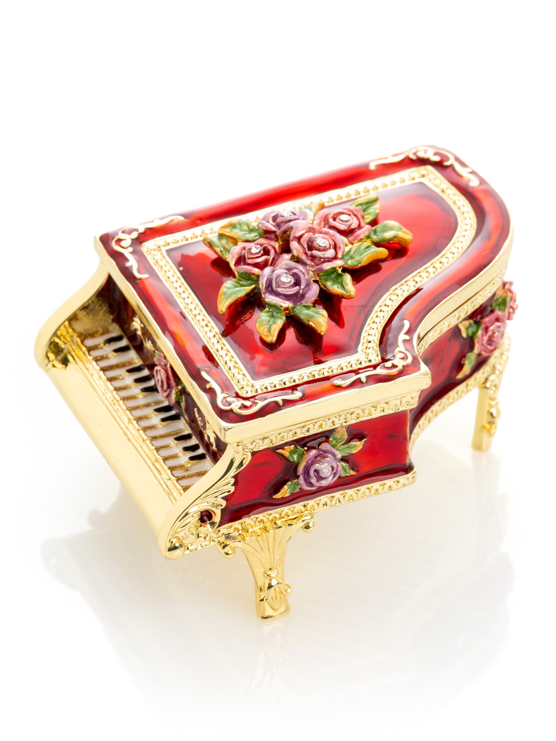 Red Piano Trinket Box