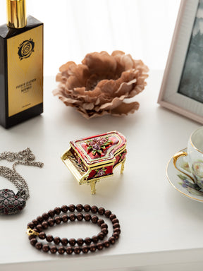 Red Piano Trinket Box