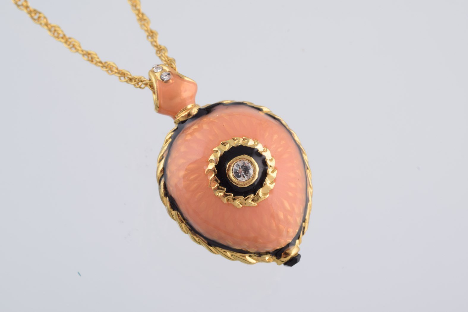 Keren Kopal Peach Love Egg Pendant Necklace  39.00