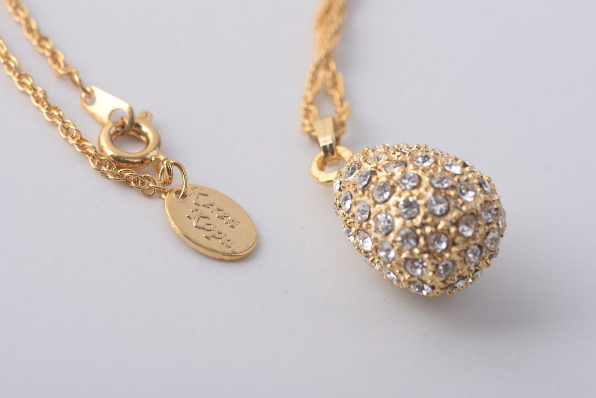 Gold Plated Egg Pendant Pendant Keren Kopal