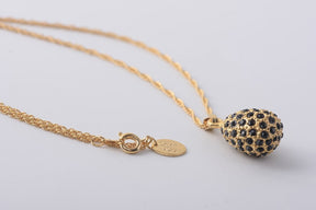 Keren Kopal Golden Black Egg Pendant Necklace Pendant 39.00