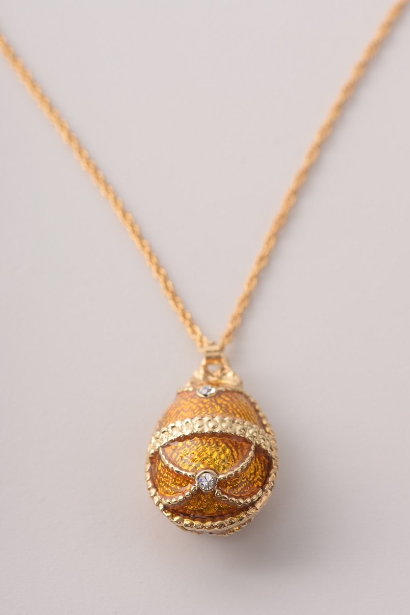 Keren Kopal Mustard Yellow Egg Pendant Necklace Pendant 37.00