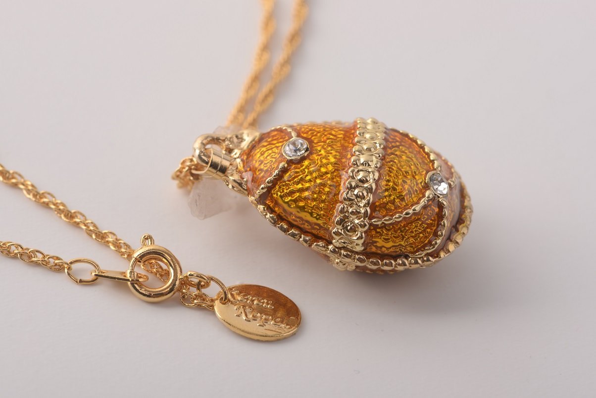 Keren Kopal Mustard Yellow Egg Pendant Necklace Pendant 37.00