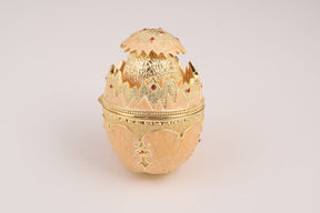 Keren Kopal Pink Chicken in Egg Faberge Egg  89.00