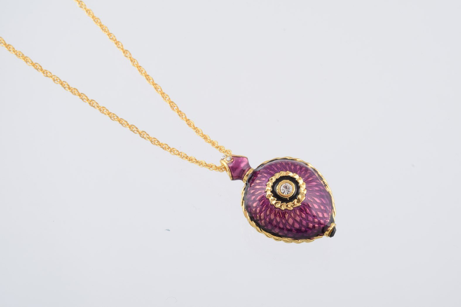 Keren Kopal Purple Love Egg Pendant Necklace  39.00