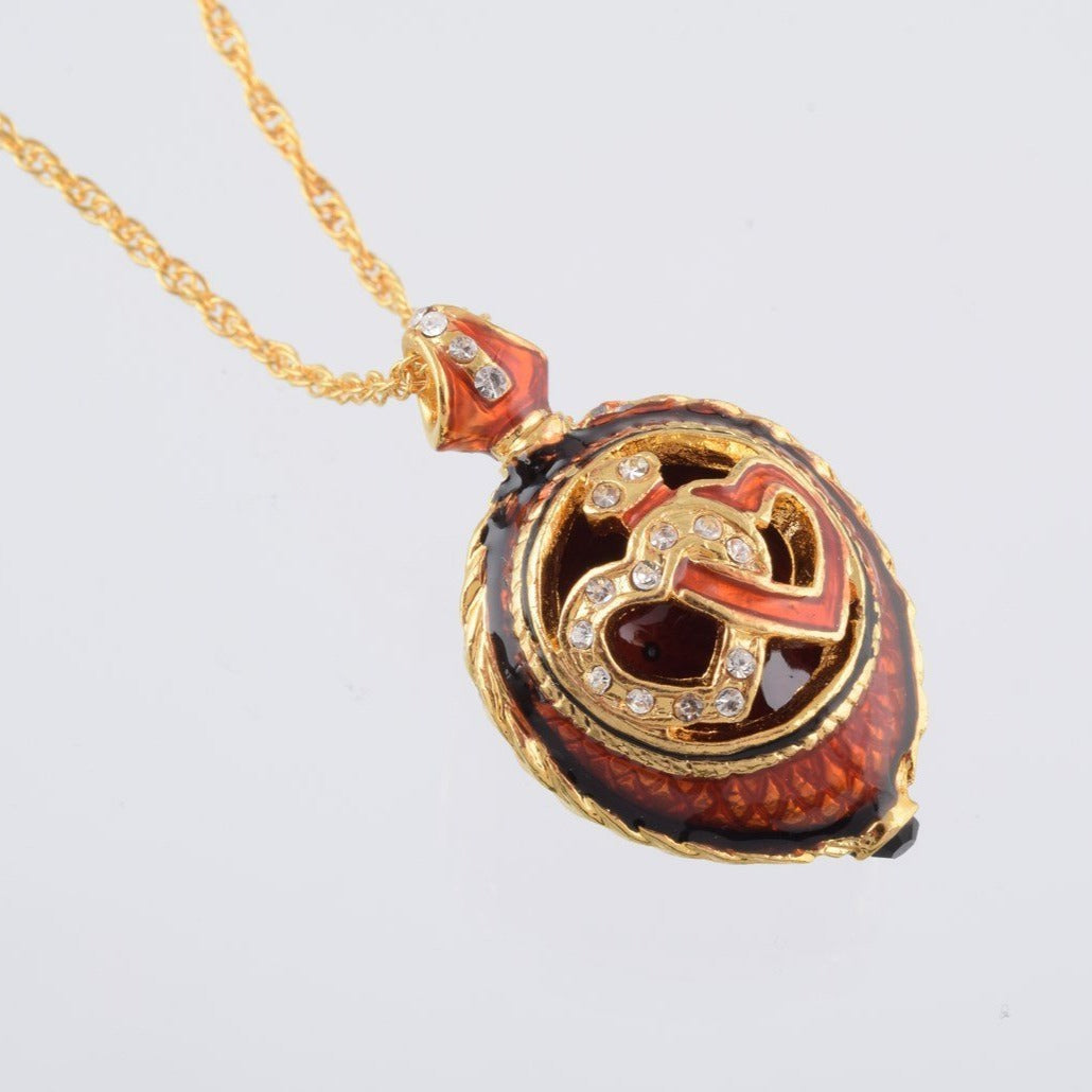 Keren Kopal Red Love Egg Pendant Necklace  39.00