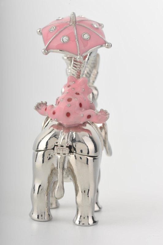 Keren Kopal Silver Elephant Holding an Umbrella  57.50