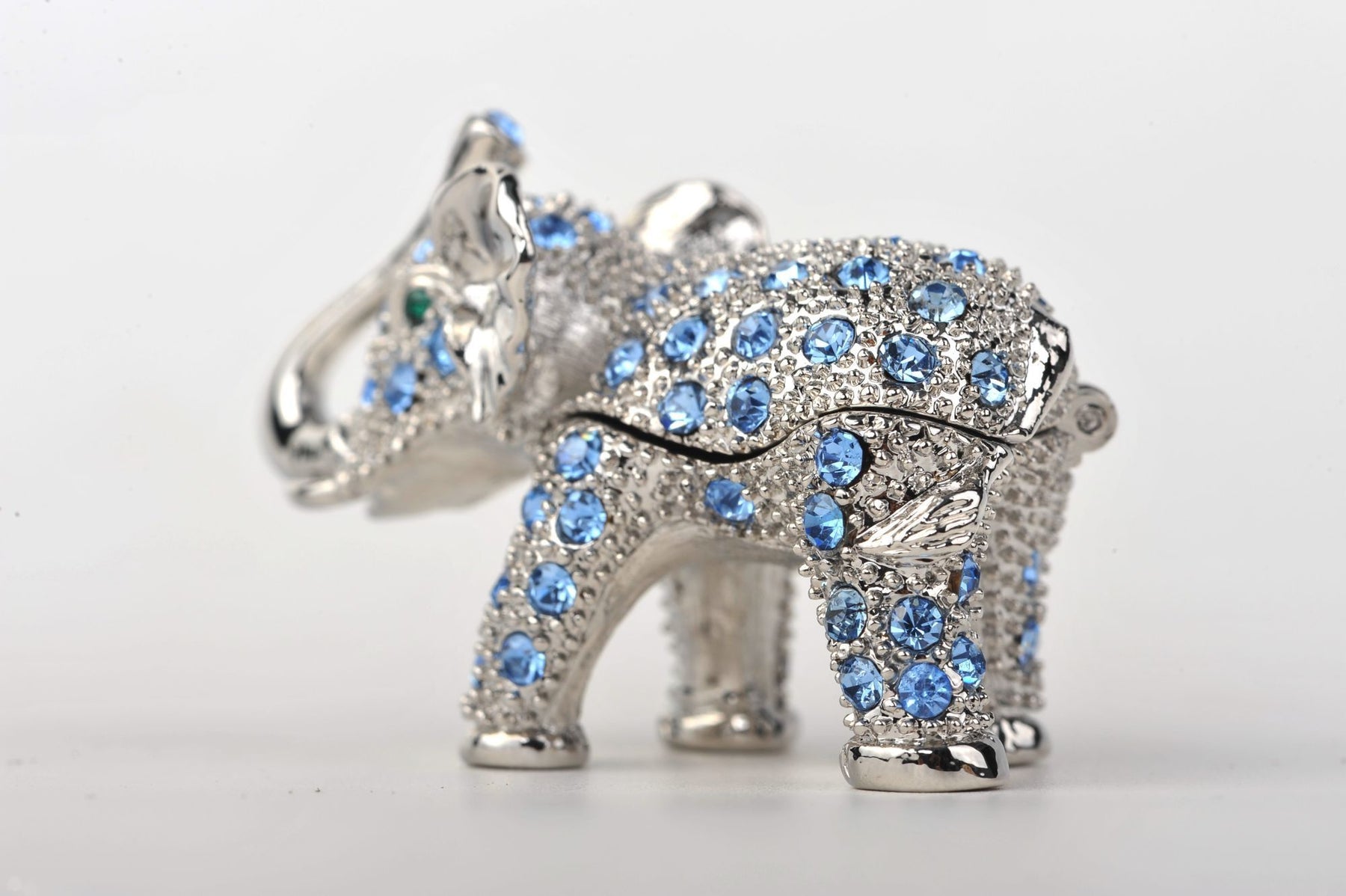 Silver & Blue Elephant  Keren Kopal