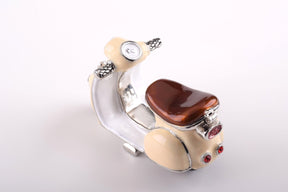 Beige Vespa trinket box Keren Kopal